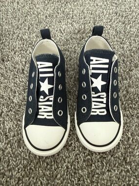 Converse Kids Slip-On All Star Sneakers - Black & White